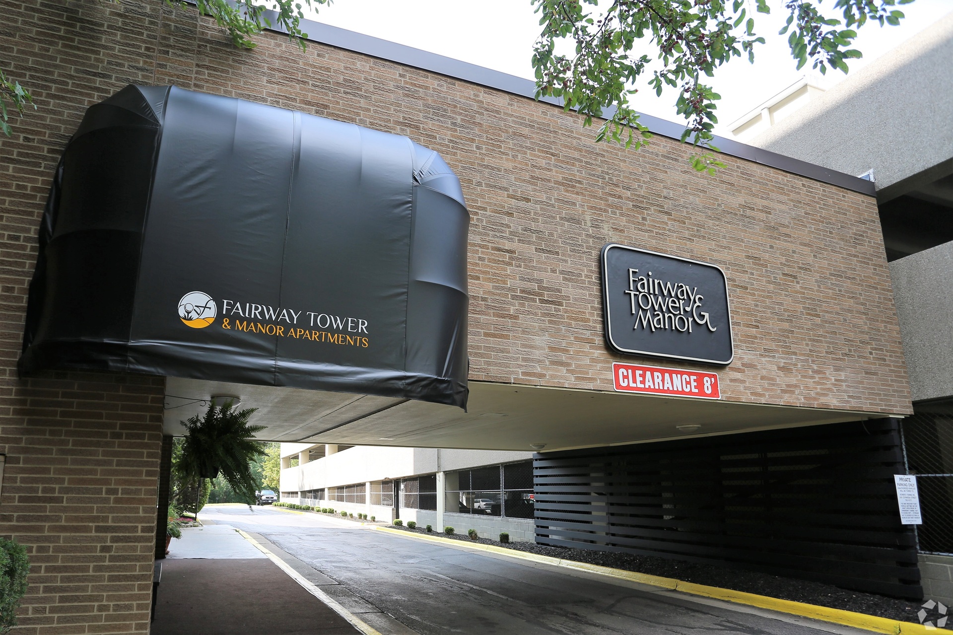 Fairway Tower & Manor Apartments exterior in Akron Ohio
